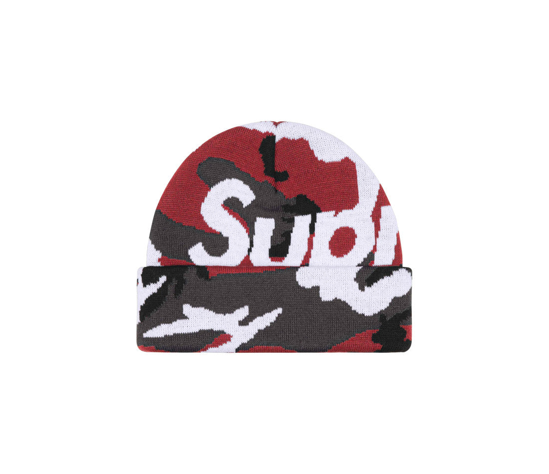 Supreme Camo Big Logo Beanie Snow Camo | The Last Step