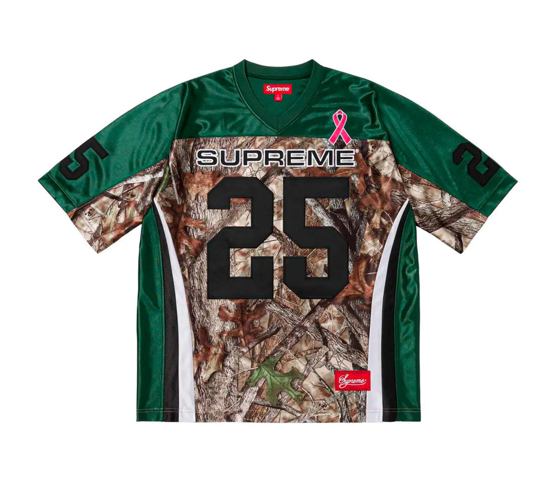 Supreme Breast Cancer Awareness Football Jersey Green