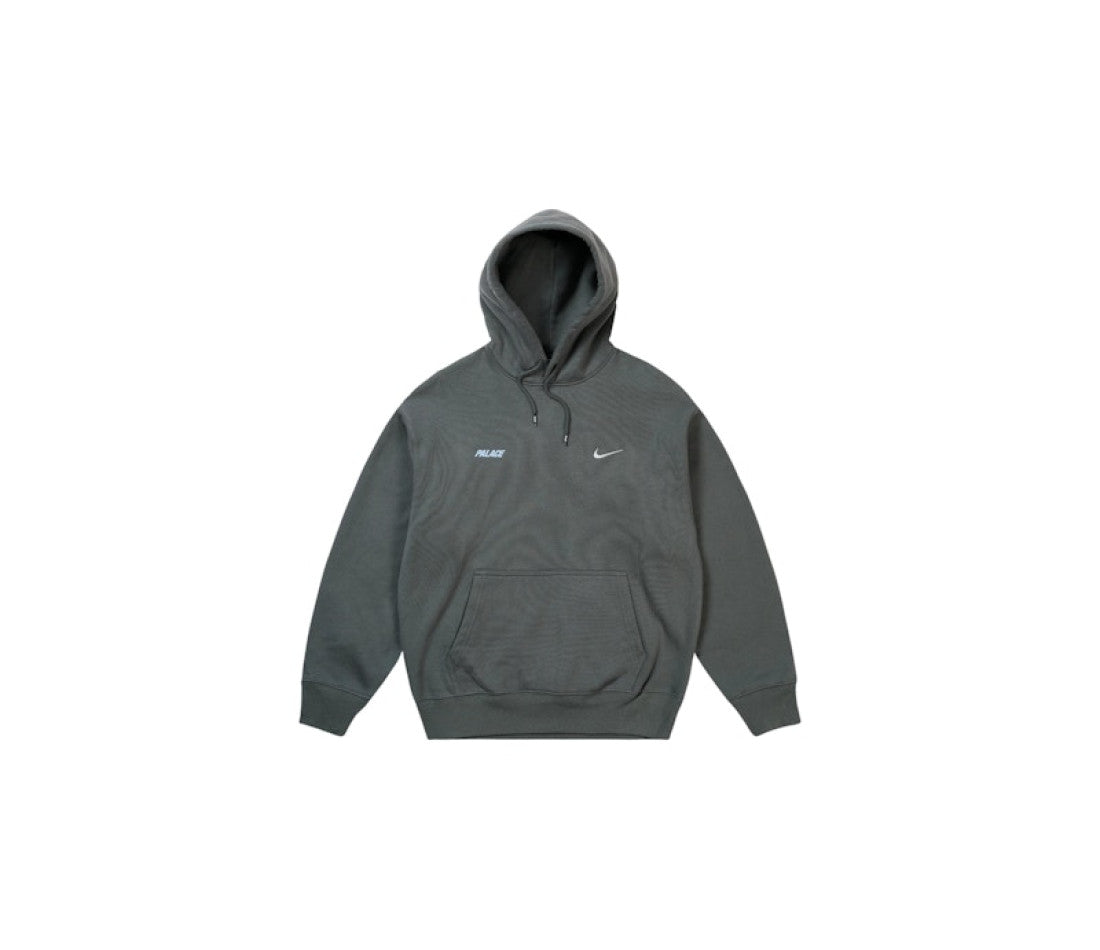 Palace x Nike Font Swoosh Hoodie Charcoal