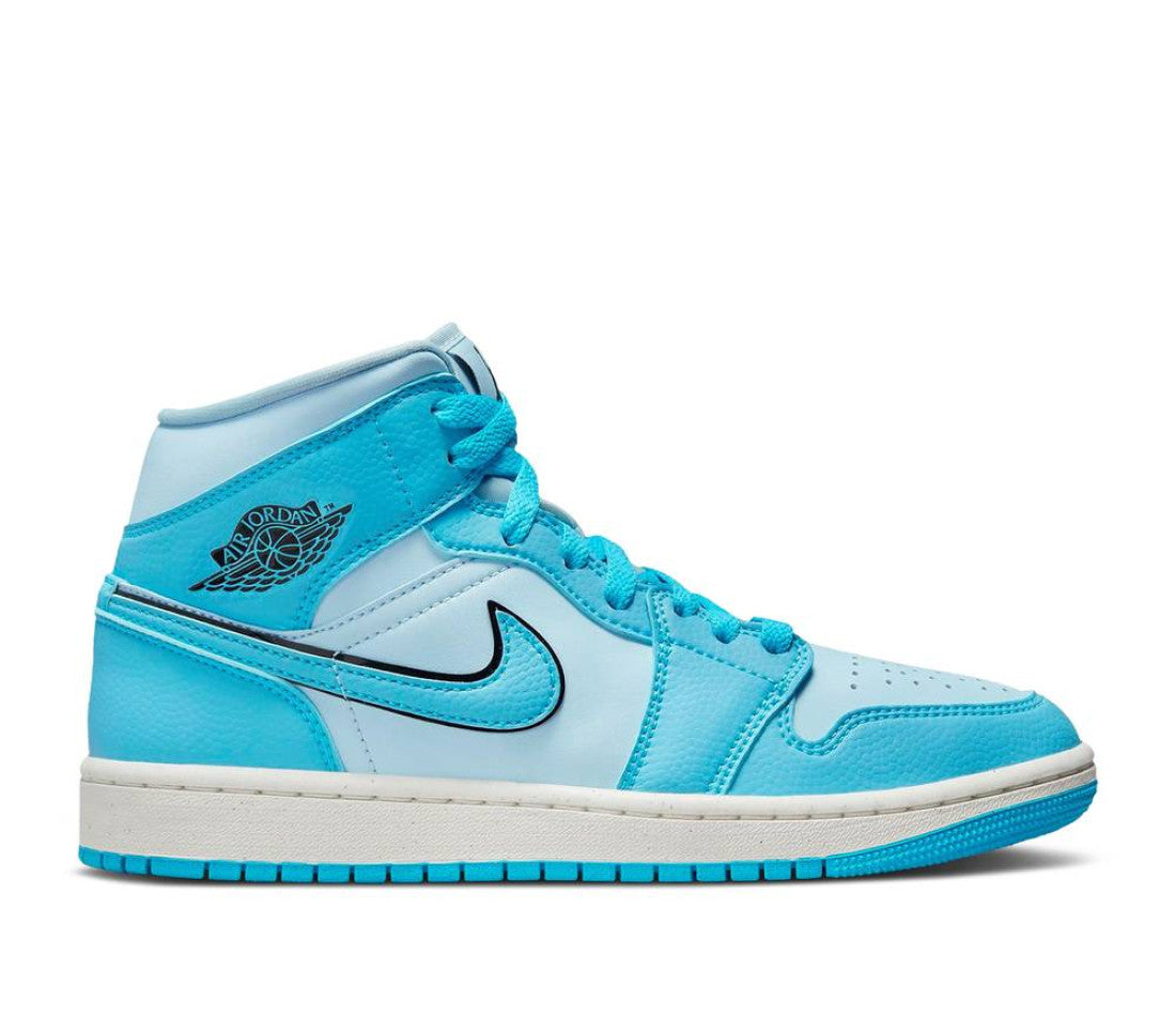 AIR JORDAN 1 MID (GS) アイスブルー 25cm Air Jordan 1 Mid SE Ice Blue (W) | The Last Step