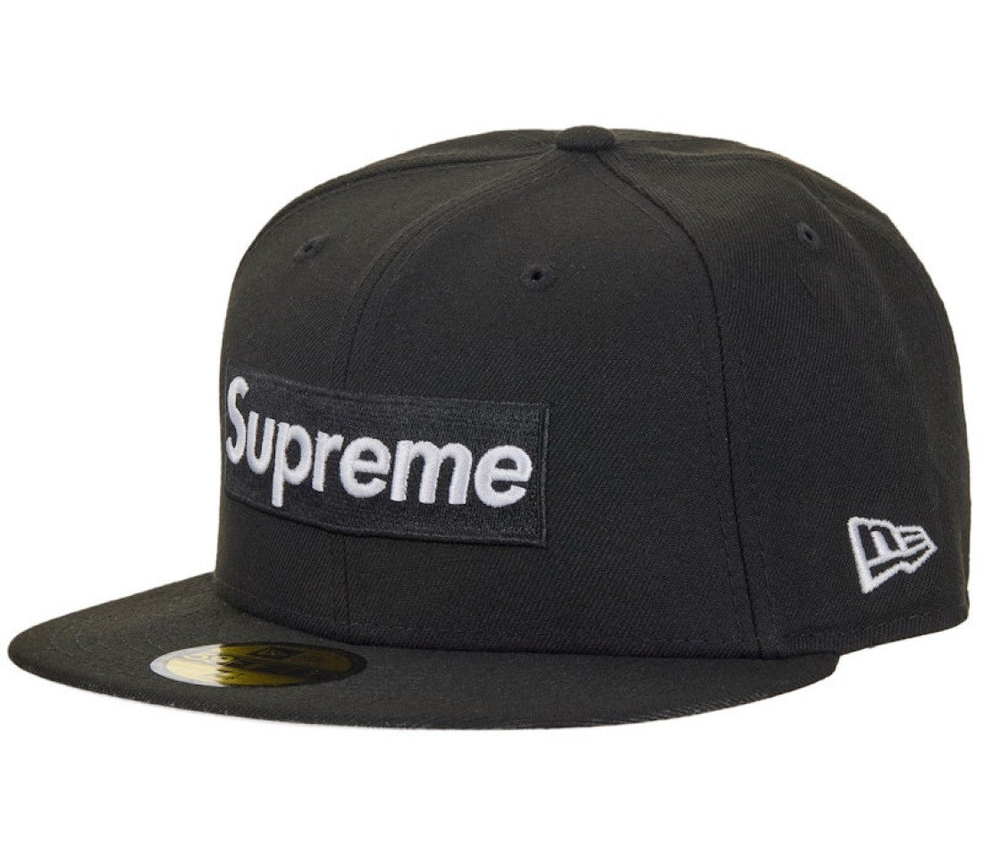 Rings Box Logo New Era® Black 7 5/8 Supreme Rings Box Logo New Era 59Fifty Fitted Hat Black