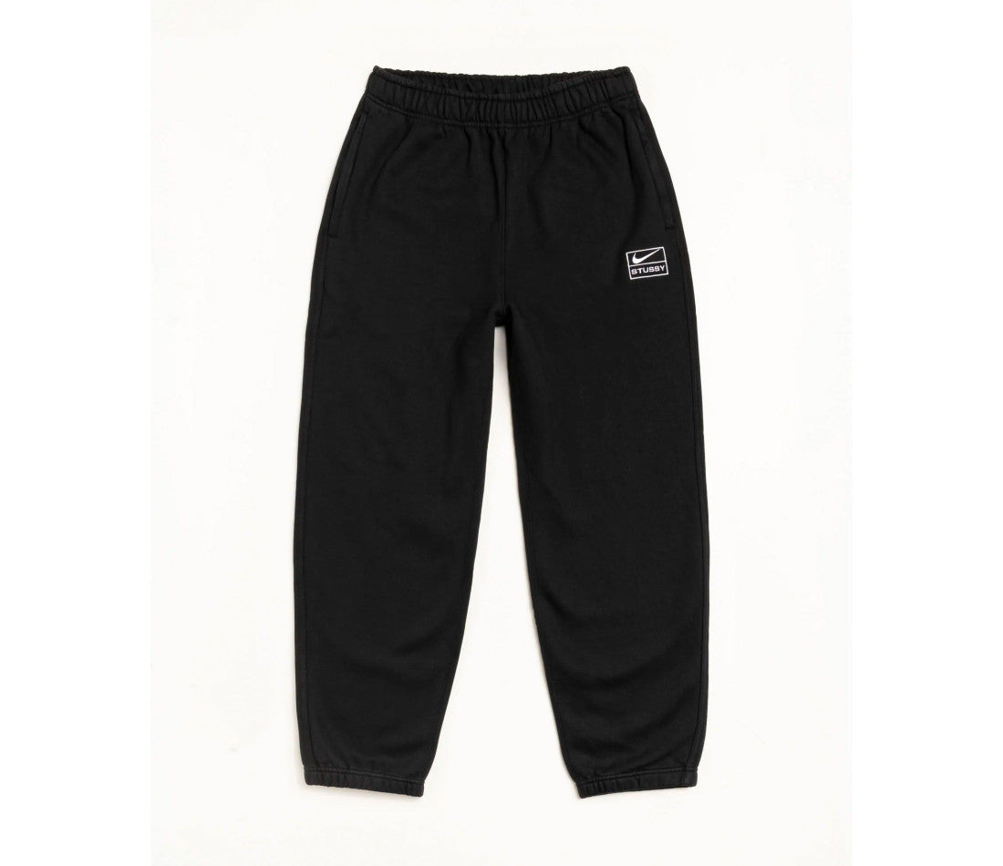Stussy x Nike Stone Washed Fleece Pant Black (FW25)