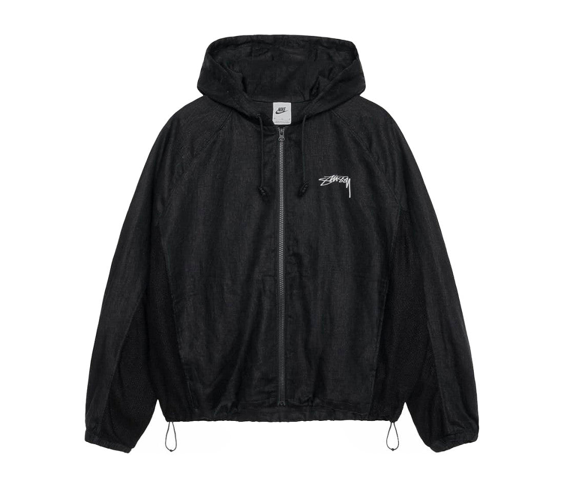 Stüssy x Nike Linen Shell Jacket Black