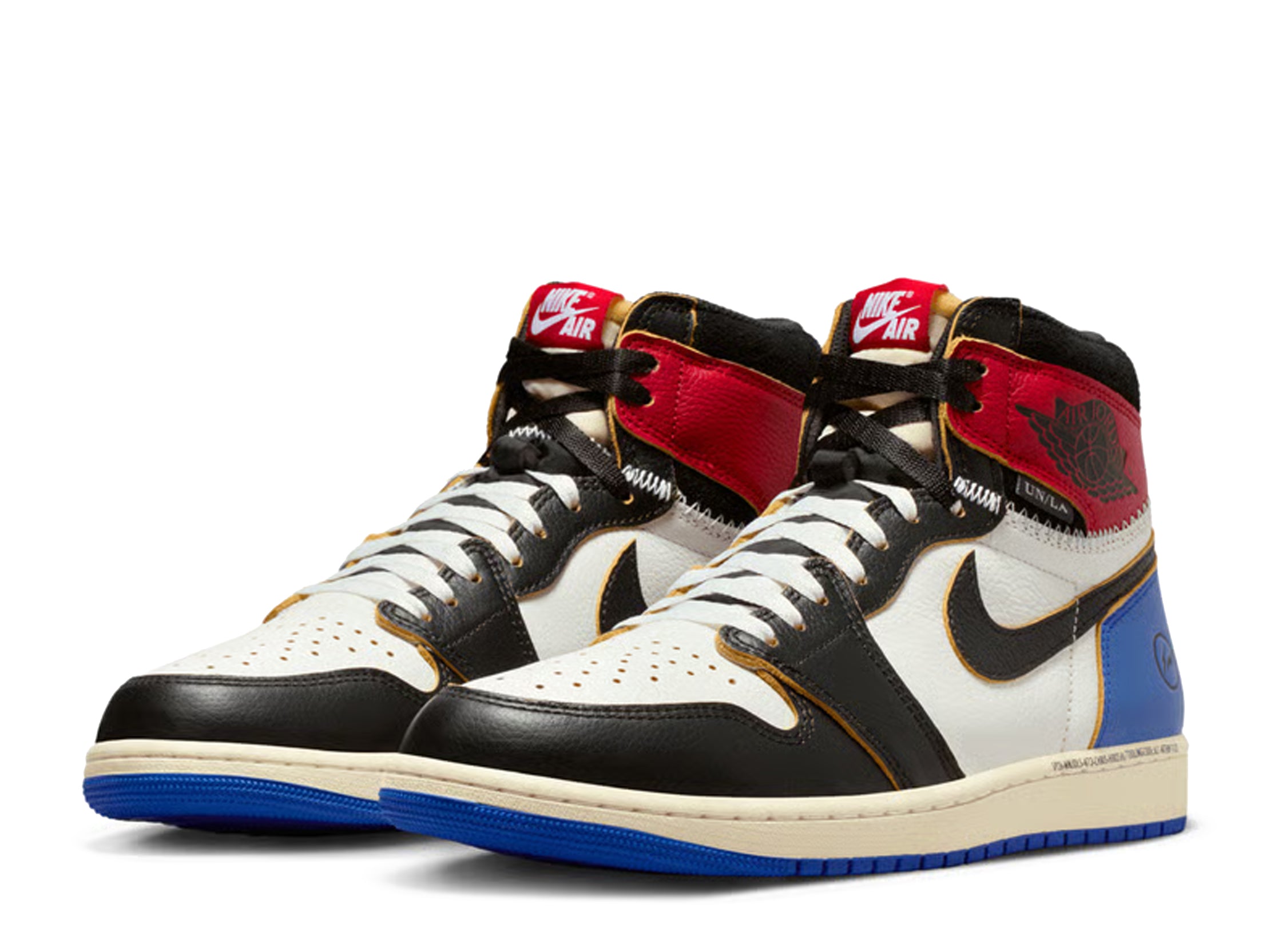 Air Jordan 1 Retro High OG SP Fragment x Union LA Varsity Red Sport Royal