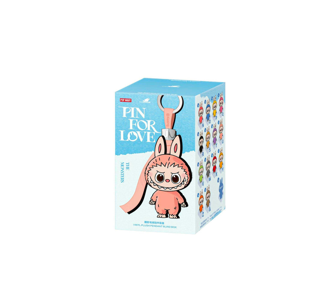 Pop Mart Labubu The Monsters Pin for Love Series Vinyl Plush Pendant (