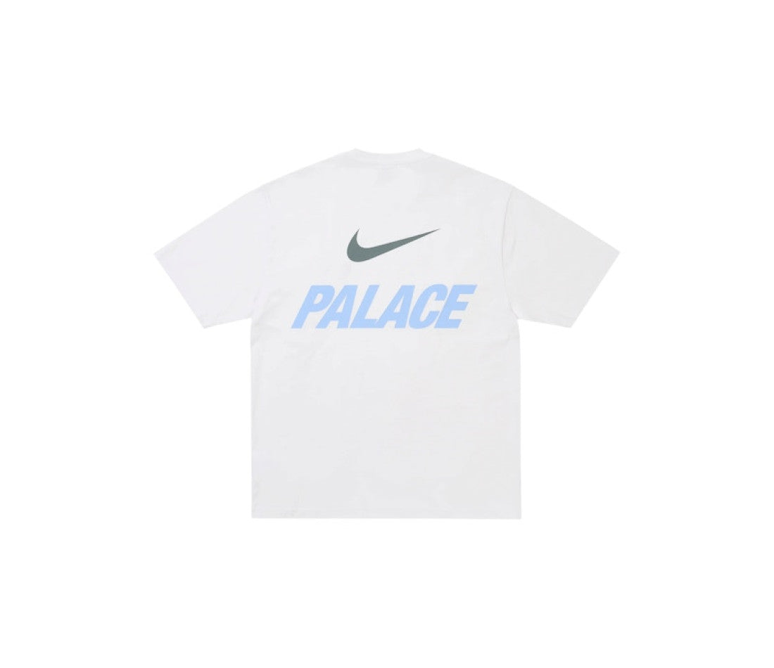 Palace x Nike Font Swoosh T-shirt White | The Last Step