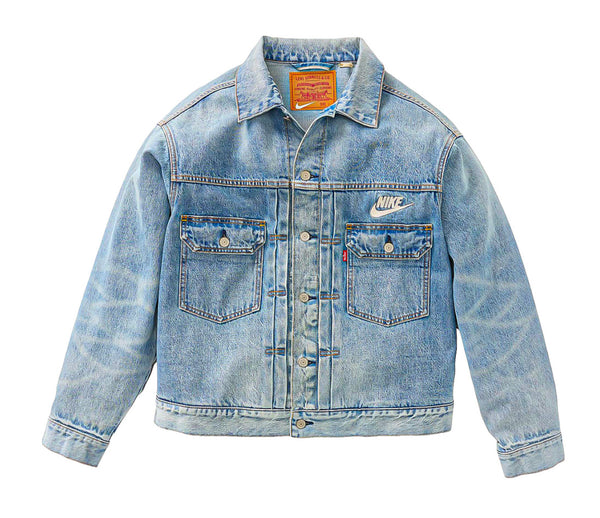 LEVI'S x Nike Denim Trucker Jacket Мサイズ Levi's x Nike Denim Trucker Jacket Medium Wash Mens Size XL