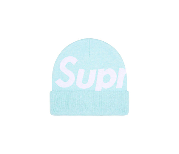 帽子 Supreme Big Logo Beanie light blue Supreme Big Logo Beanie (FW25) Light Blue