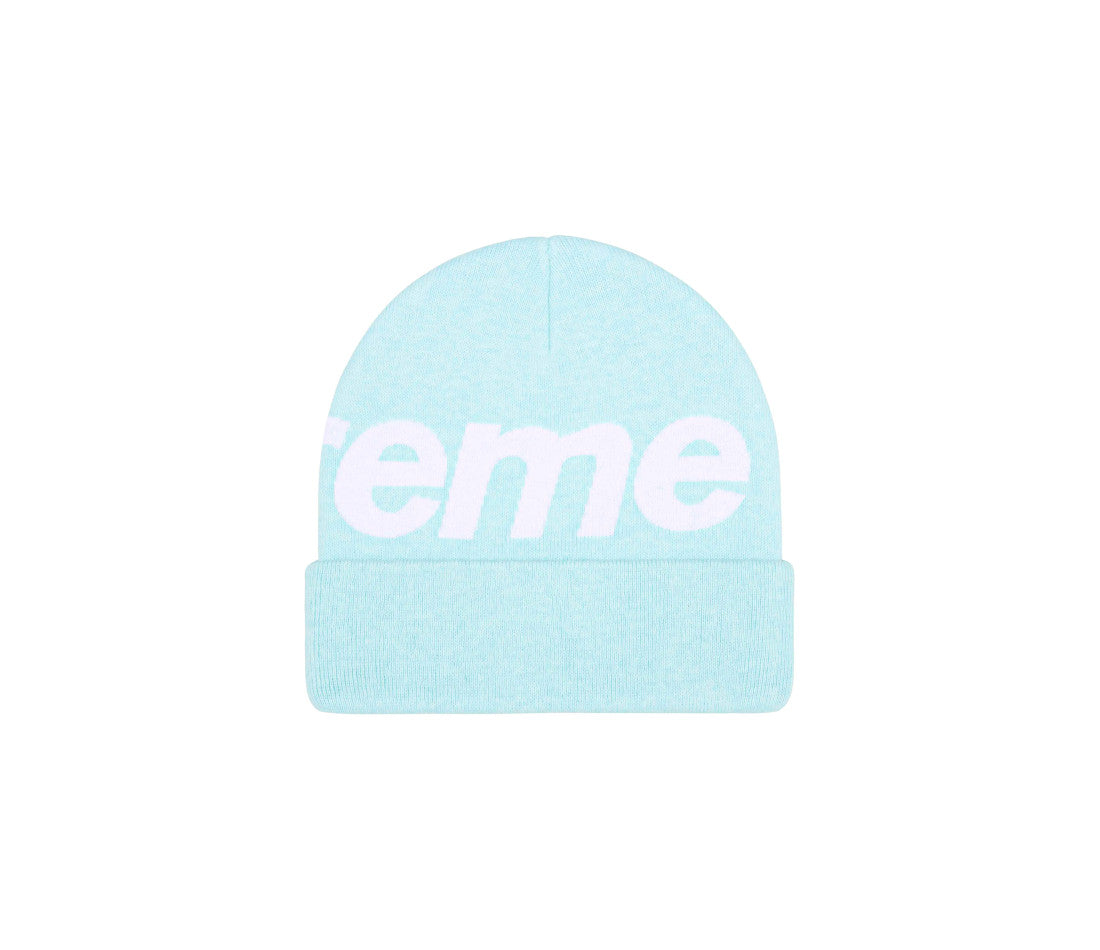 Supreme Big Logo Beanie ライトブルー　shimo Supreme Big Logo Beanie (FW25) Light Blue