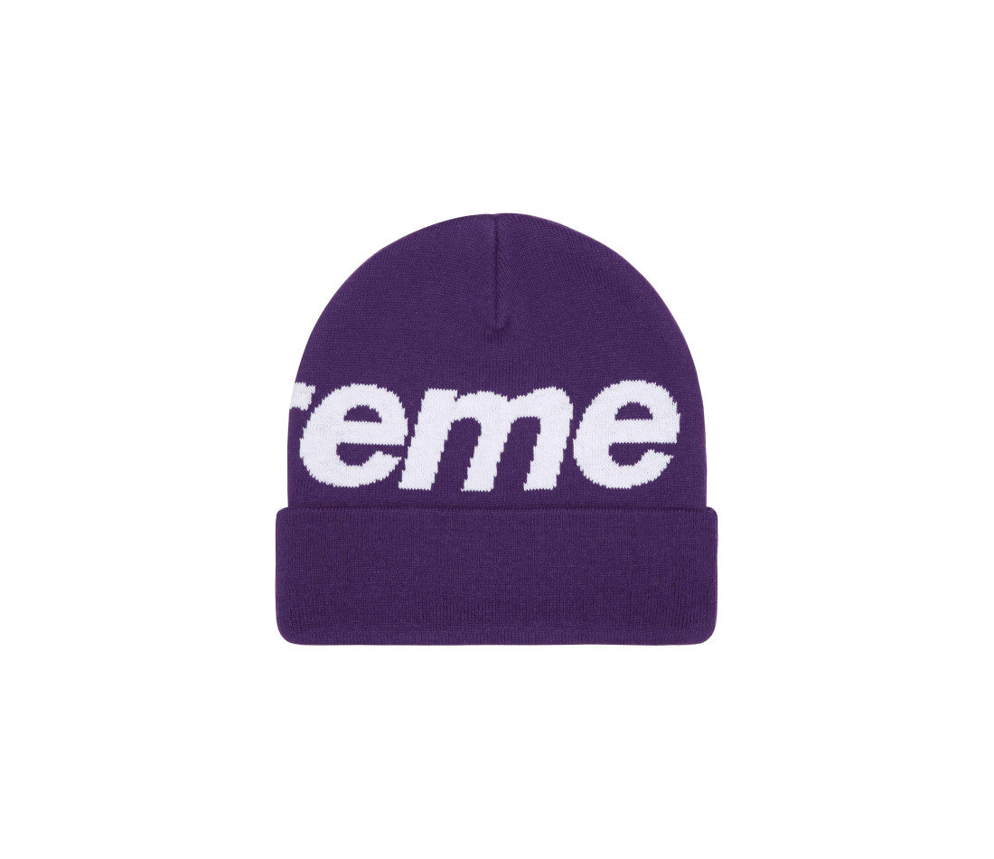 Supreme Big Logo Beanie (FW25) Brown