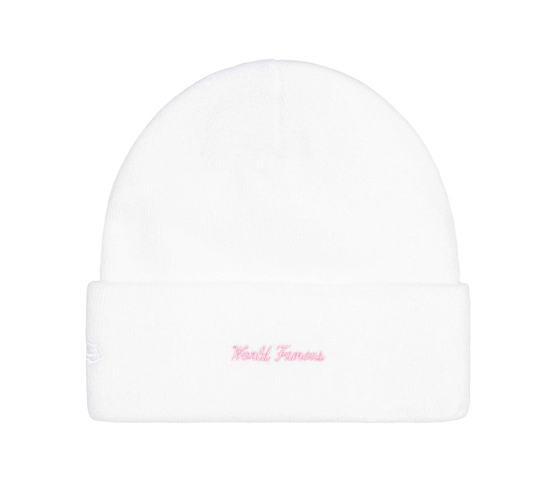 Supreme New Era Box Logo Beanie (FW25) White | The Last Step