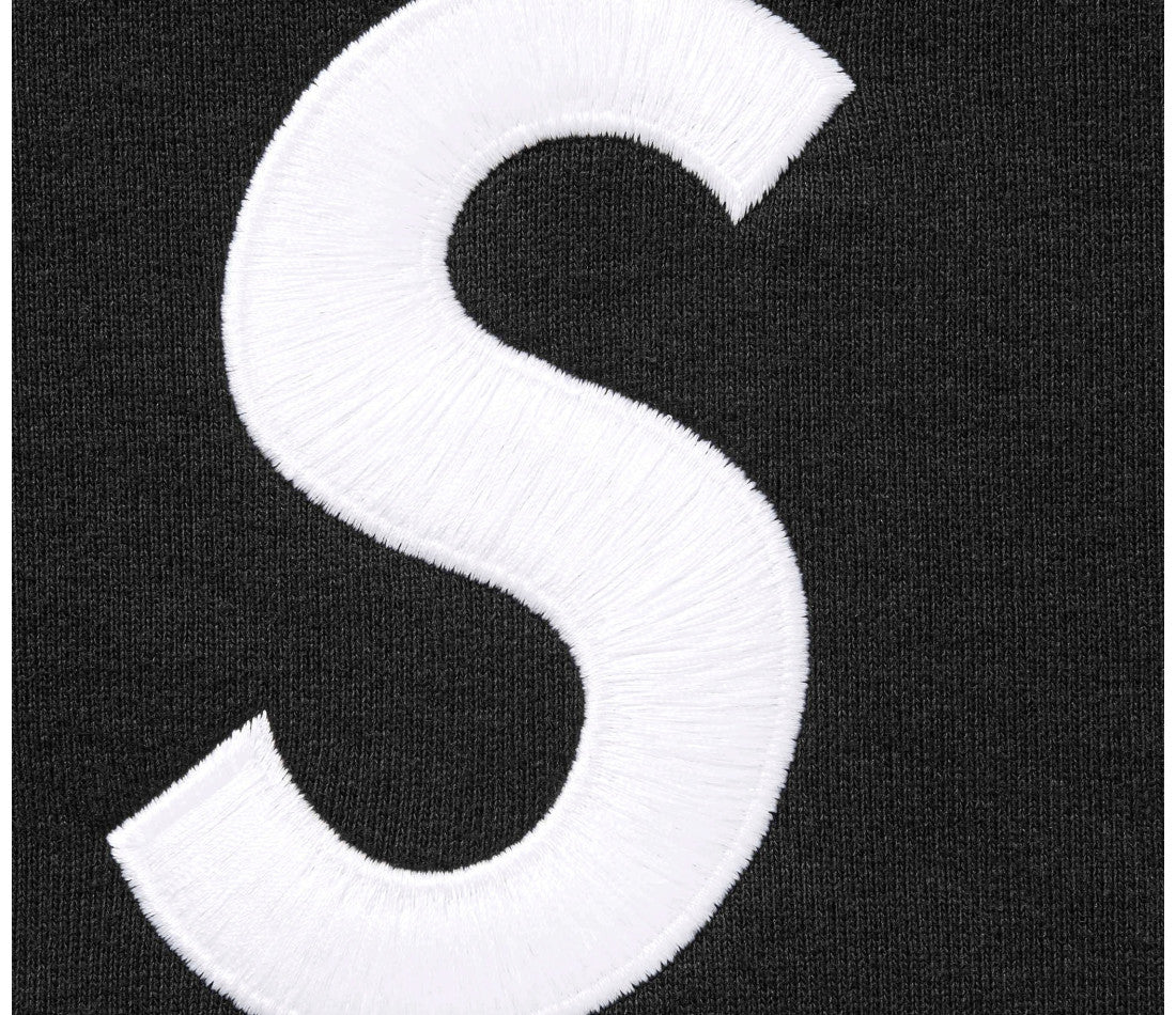 Supreme S Logo Zip Up Hooded Sweatshirt (FW25) Black | The Last Step