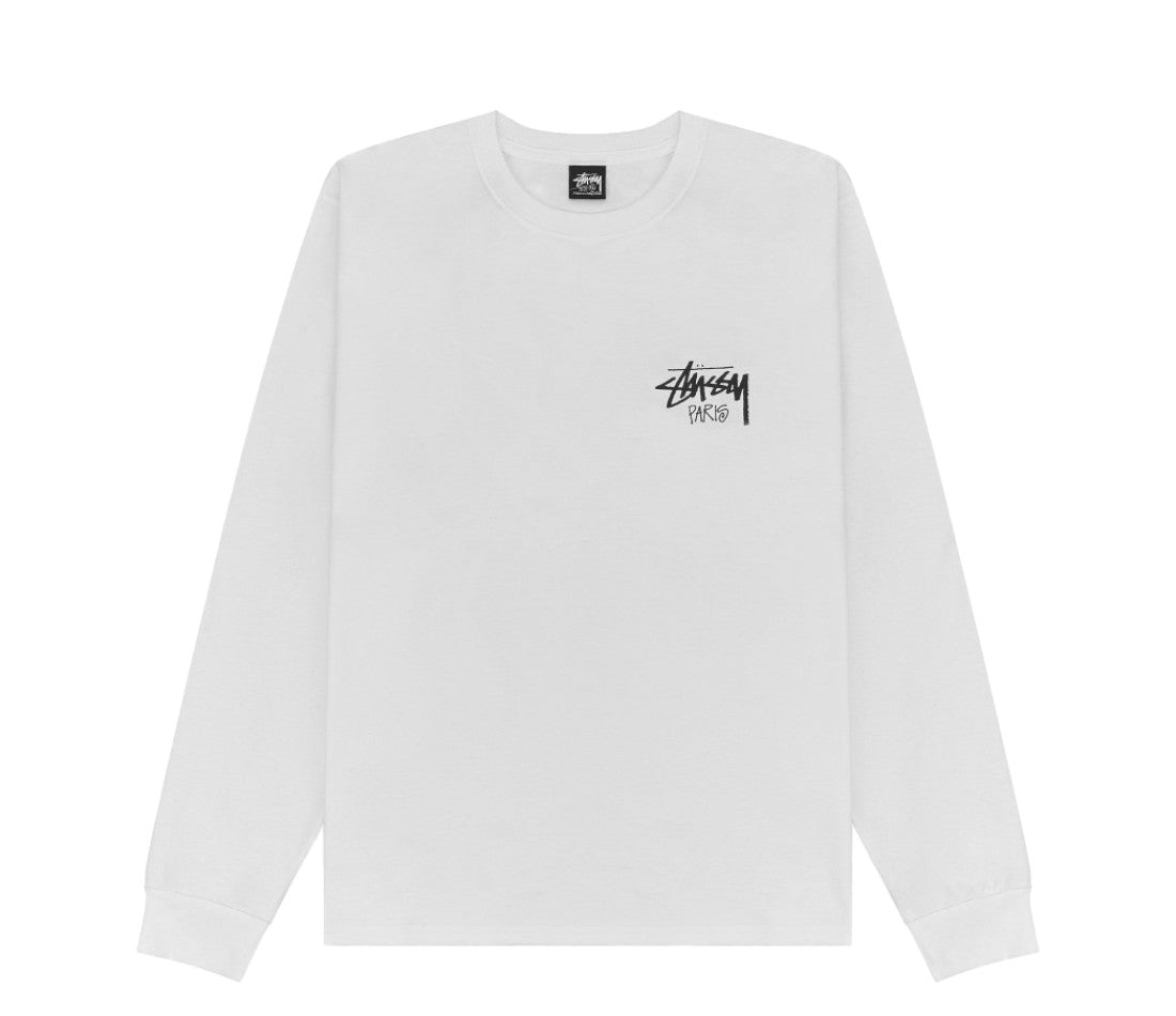Stussy Paris White Long/Short Tee