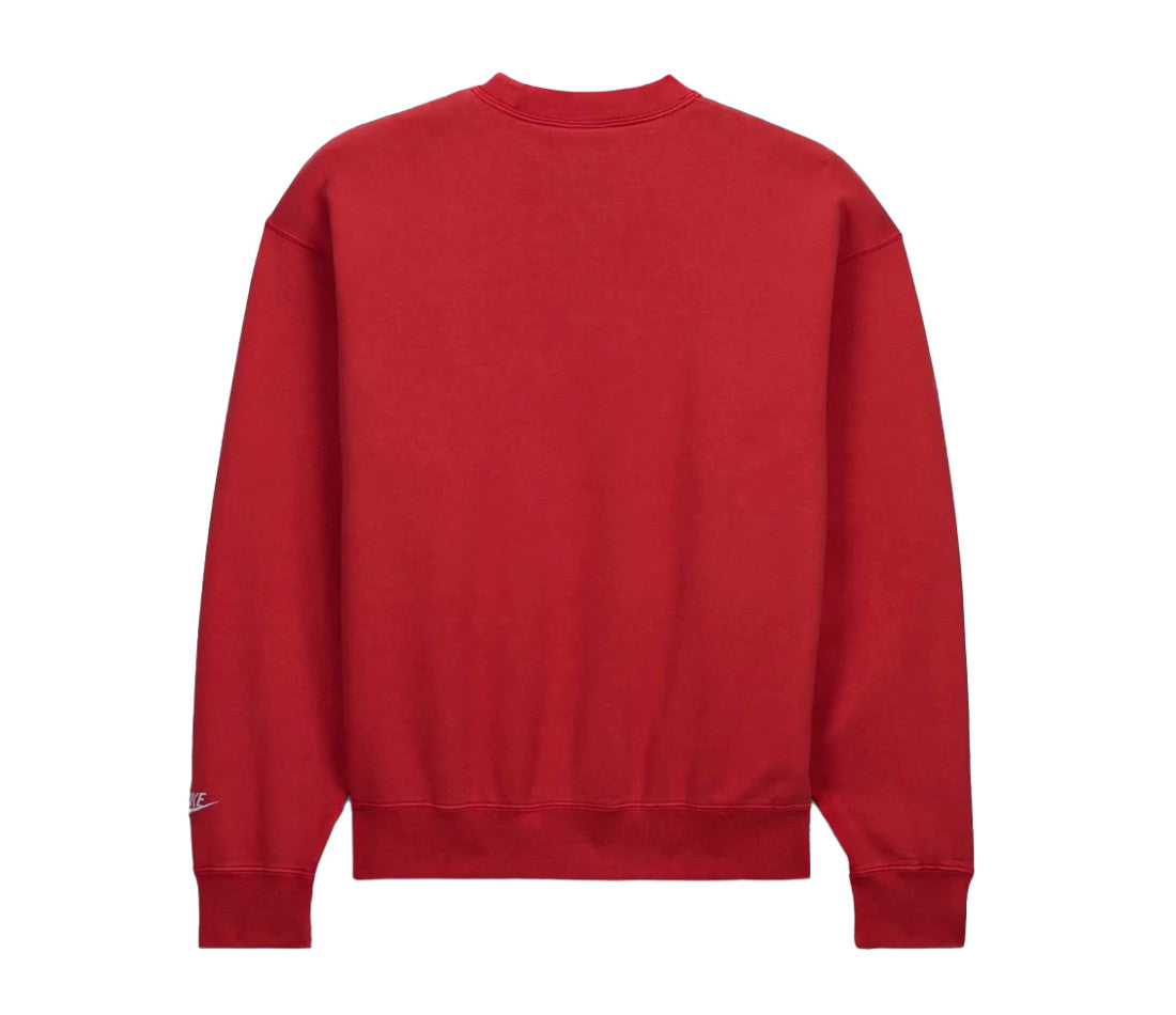 Nike x Nigo NRG Fleece Crew Sweatshirt Red