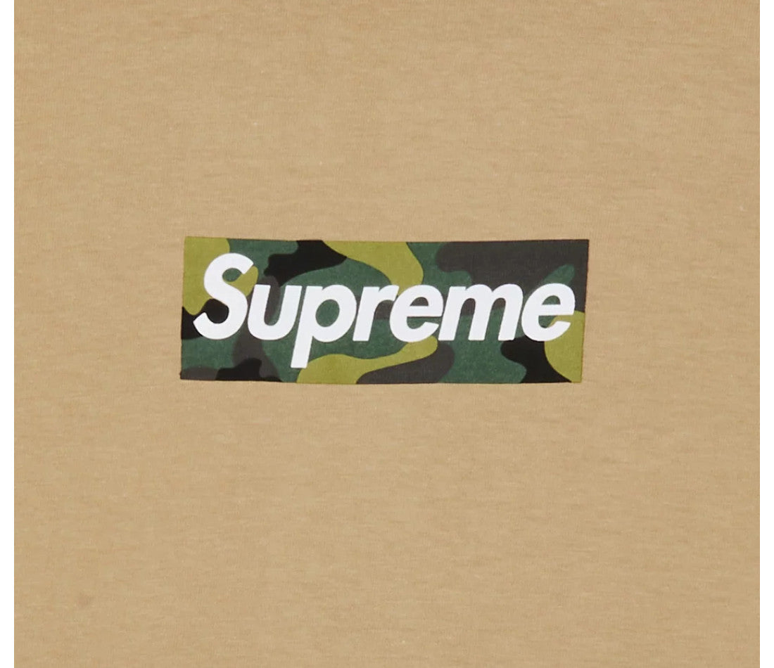 Supreme Box Logo Tee (FW23) Khaki