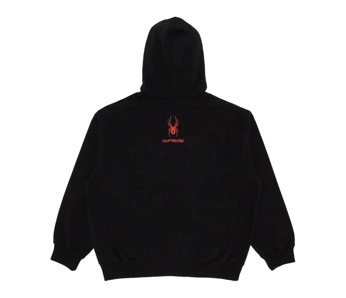 トップス Supreme Spyder Zip Up Hooded sweatshirt Supreme Spyder Zip Up Hooded Sweatshirt Black