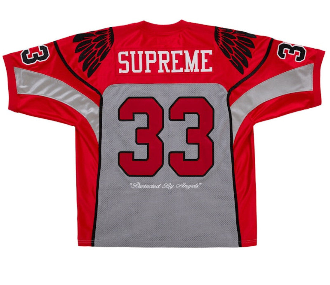 Supreme Wings Football Jersey Grey