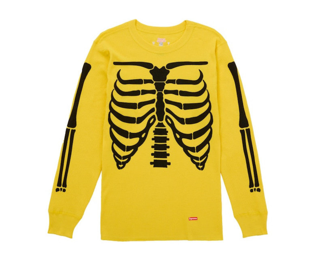 Supreme Hanes Bones Thermal Crew FW25 (1 Pack) Yellow