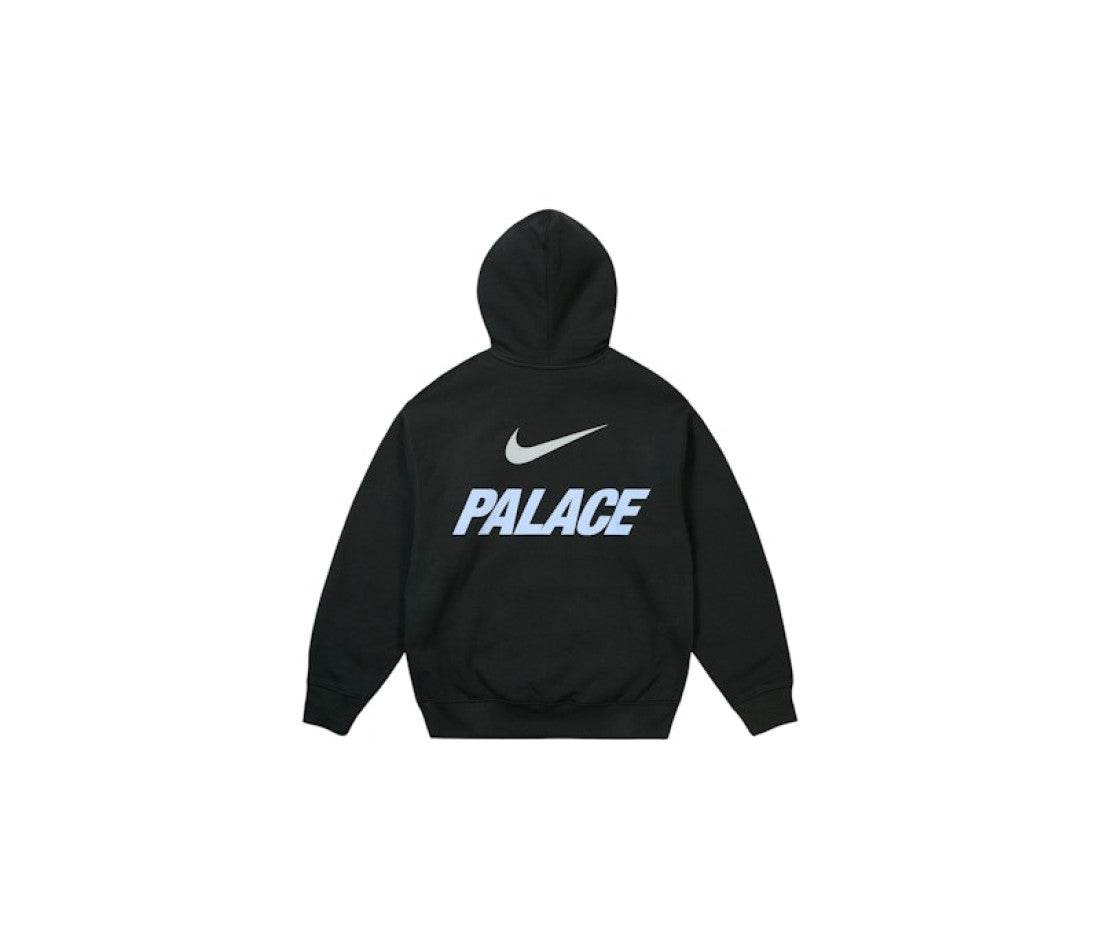Palace x Nike Font Swoosh Hoodie Black