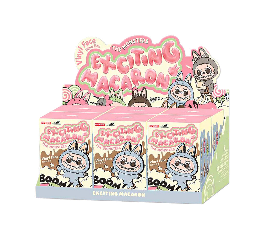 Popmart THE MONSTERS Macaron Labubu10セット Pop Mart Les gâteaux Macarons décoration intérieure aléatoire en