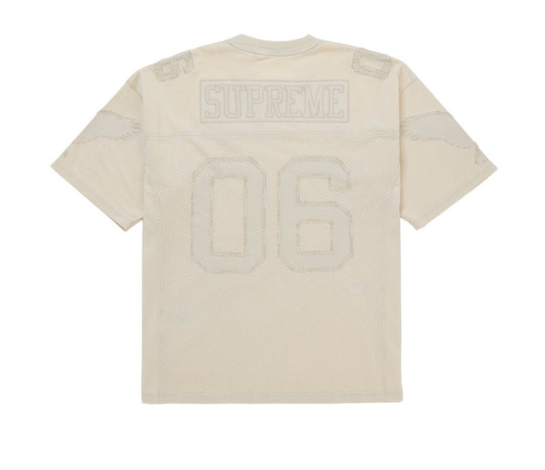 Supreme MM6 Cotton Football Jersey シャツ S Supreme MM6 Maison Margiela Cotton Football Jersey White