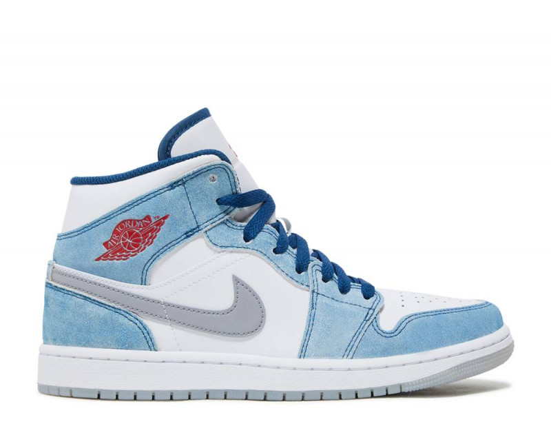 Air Jordan 1 Mid French Blue Fire Red DN3706 401 The Last Step