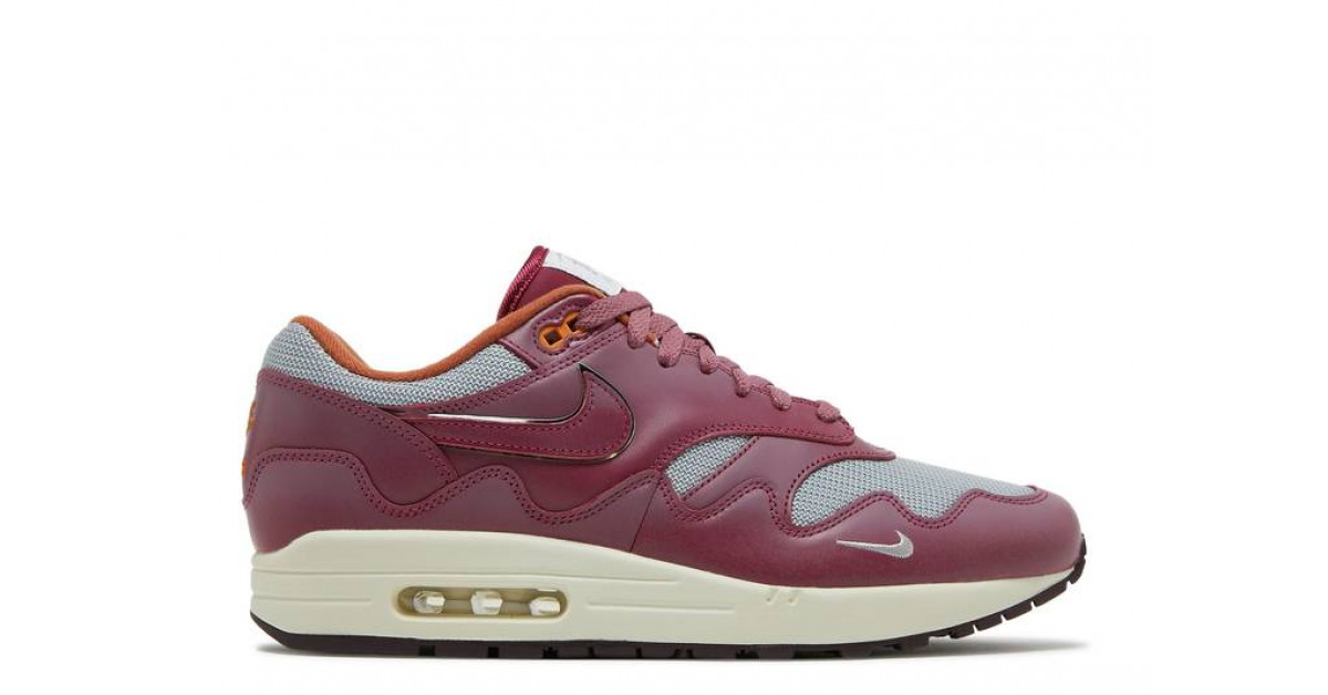 Nike Air Max 1 Patta Waves Rush Maroon With Bracelet DO9549 001 The Last Step