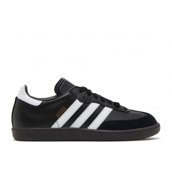 adidas Samba Leather Black White - 019000 | The Last Step