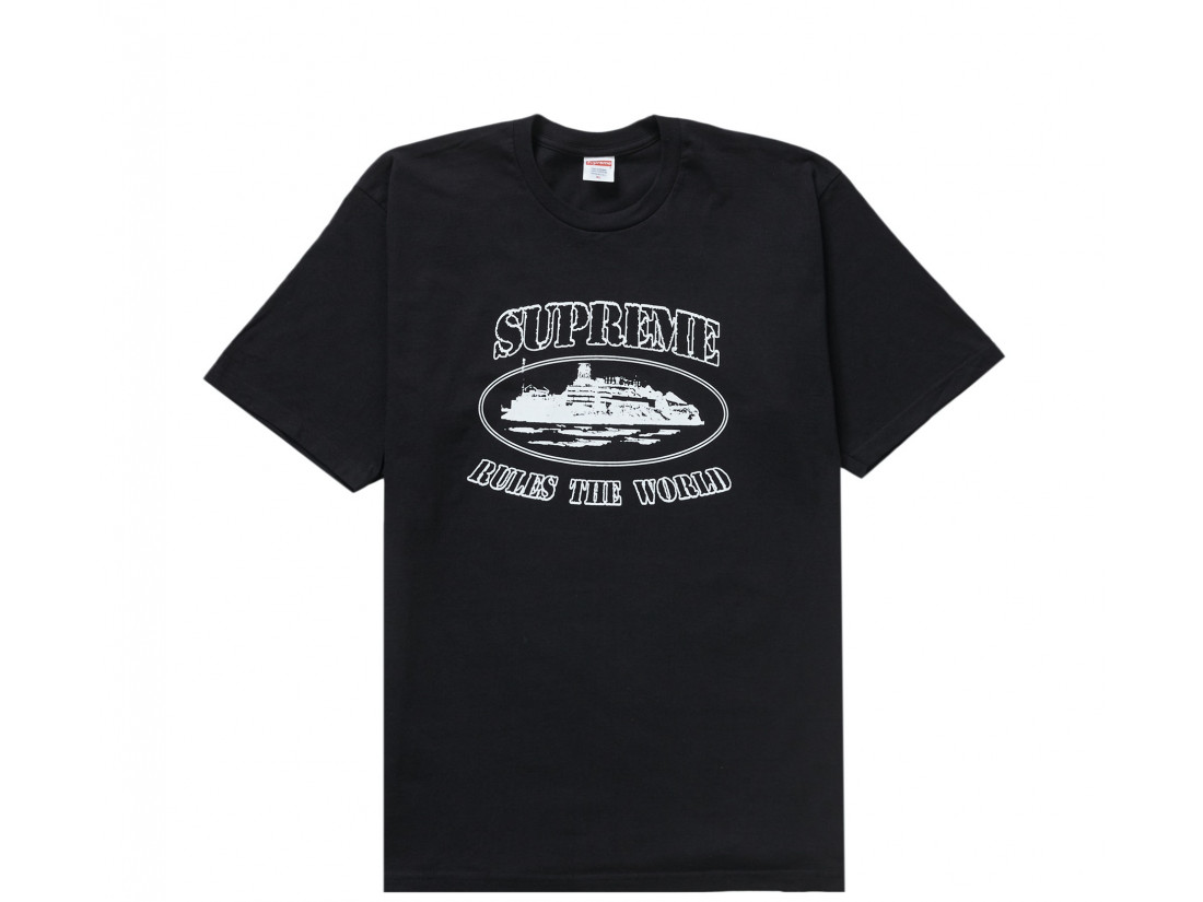 Supreme Corteiz Rules The World Tee Black SUPCTZFW23 The Last Step